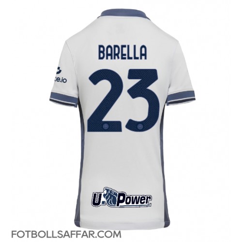 Inter Milan Nicolo Barella #23 Bortatröja Dam 2024-25 Kortärmad